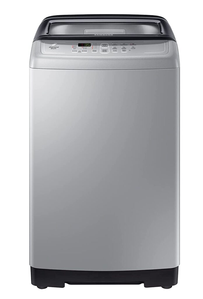 Samsung 6.5 kg Fully-Automatic Top Loading Washing Machine (Imperial Silver, Diamond Drum)